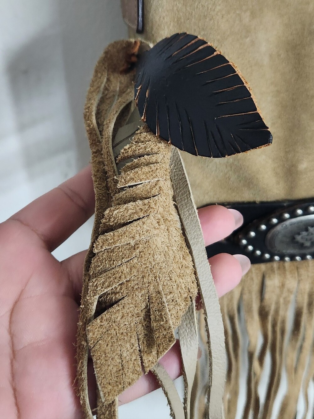 ✨️Coach Suede Fringe Shoulder Bag 🤎 Custom Western - Picture 4 of 16